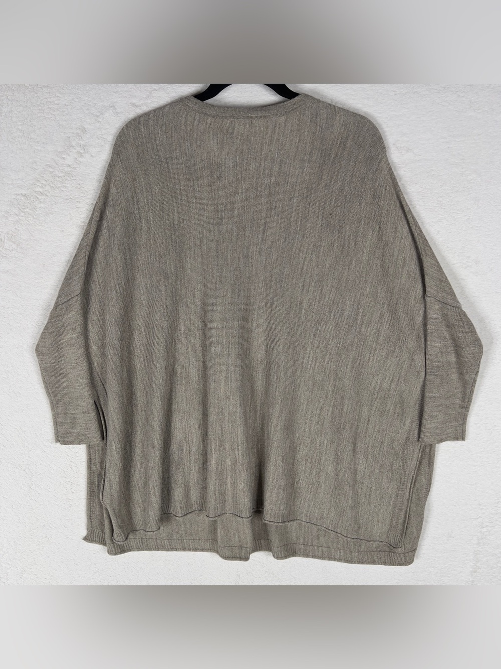 Mersea Catalina Travel Sweater Women's One Size Driftwood Oversized Lightweight - Picture 5 of 7